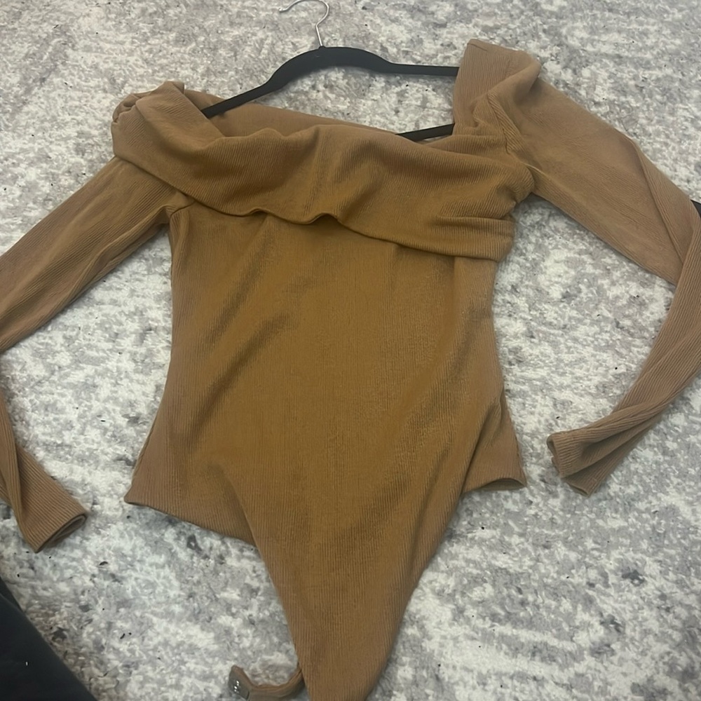 Tan bodysuit
